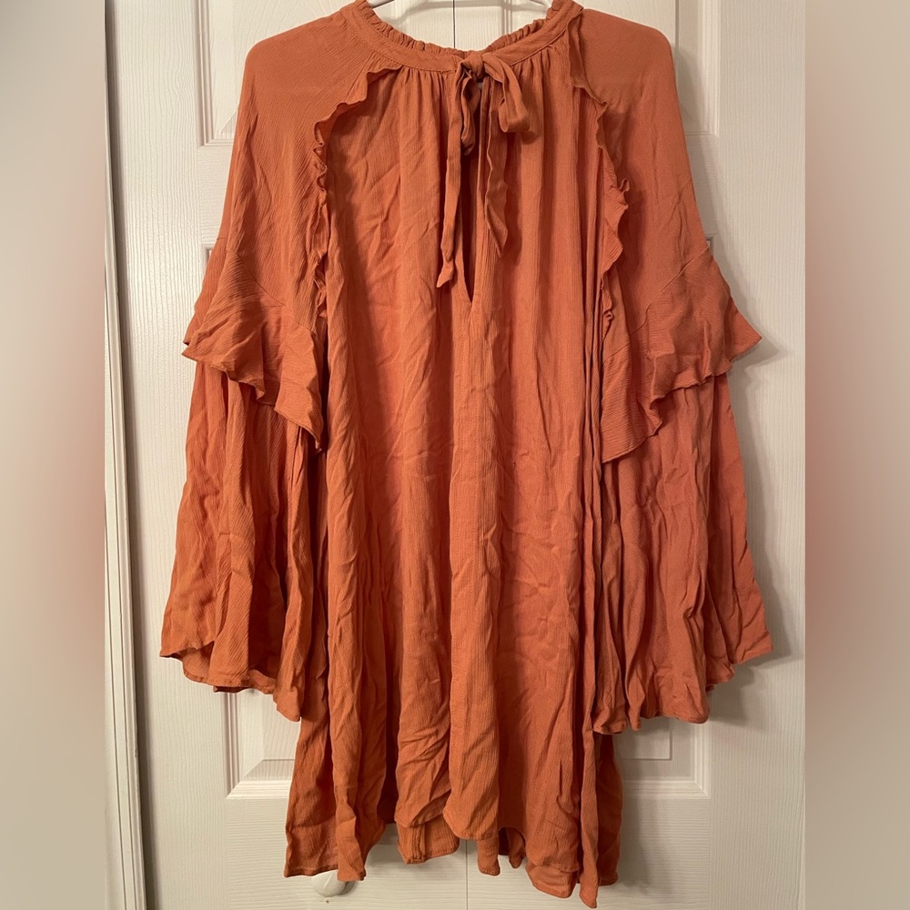 Free People ruffle dress